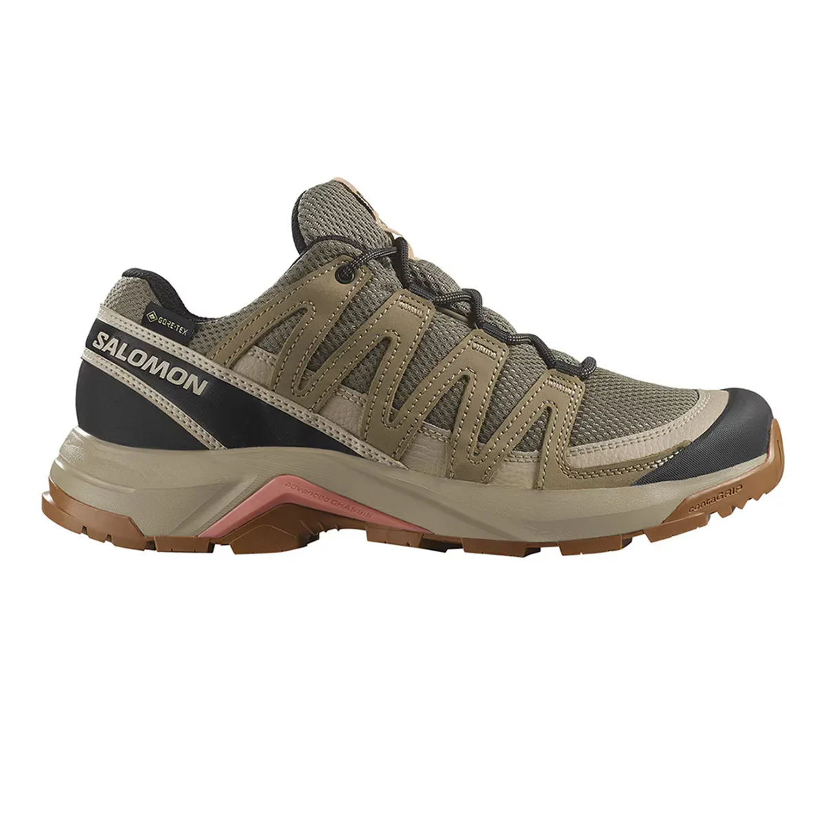 

Женская кожаная походная обувь X-ADVENTURE RECON GTX W SALOMON, коричневый