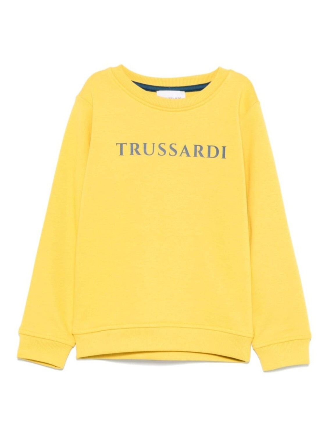 

TRUSSARDI JUNIOR толстовка с логотипом, желтый