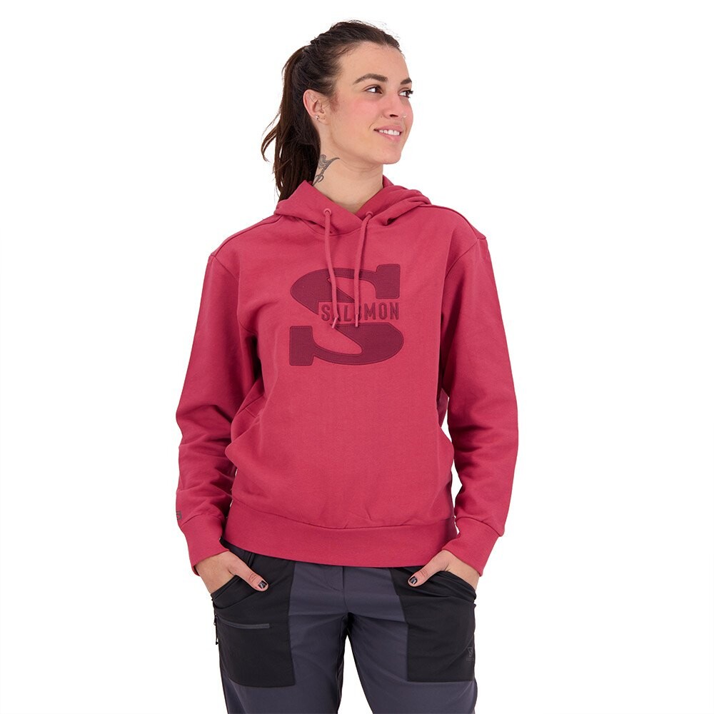

Спортивное худи Salomon Outlife, красный