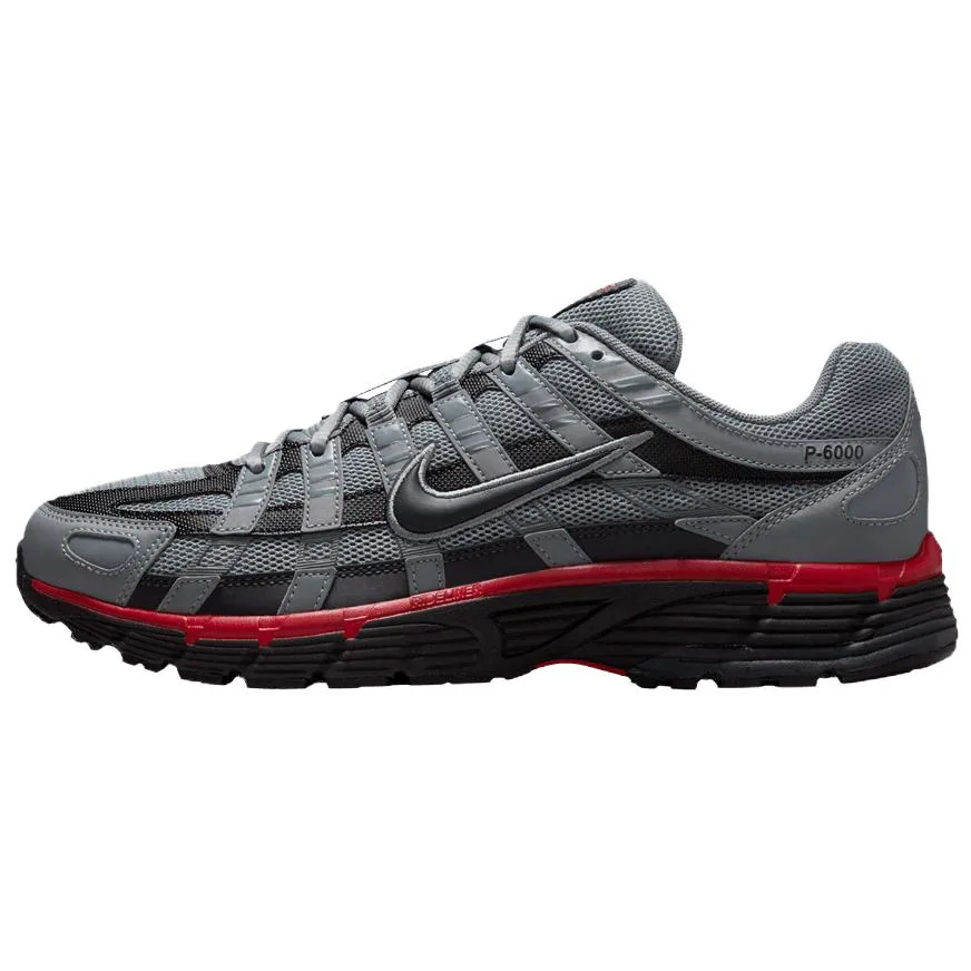Nike P 6000 Cushioning Abrasion Resistant Cushioning, Wear Resistant Low top Running Shoes Men's Gray