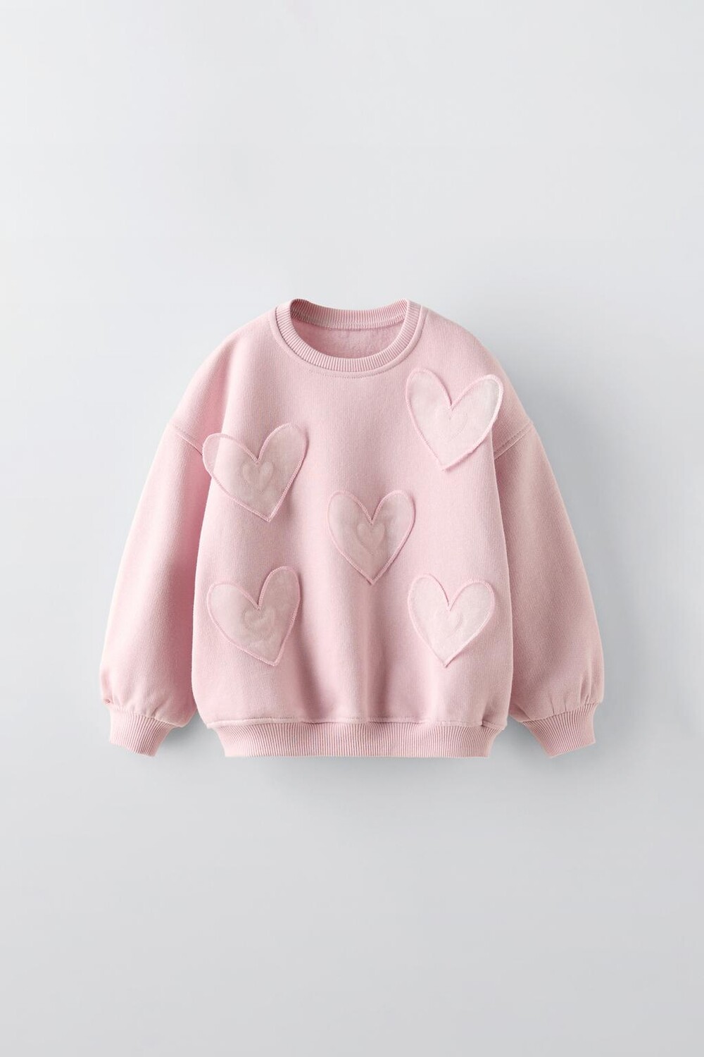 

Толстовка с сердцем ZARA, розовый