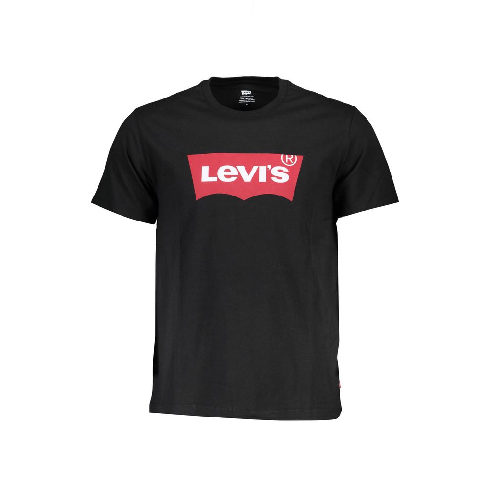 

Черная хлопковая мужская футболка Levi´s