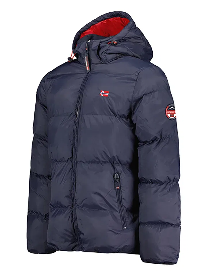 Стеганая куртка темно-синяя, Geographical Norway — фото 3