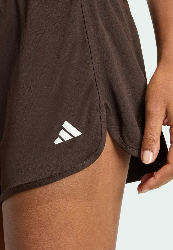 Спортивные шорты pacer essentials с высокой талией Adidas Performance, Aurora Coffee White — фото 4