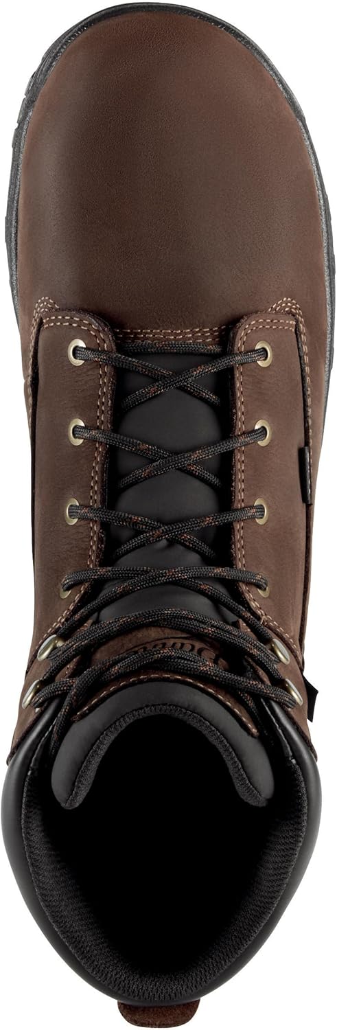 Мужские ботинки Danner Caliper 6 коричневые MET AL - прочная рабочая обувь с повышенным комфортом и поддержкой для сложных условий — фото 3