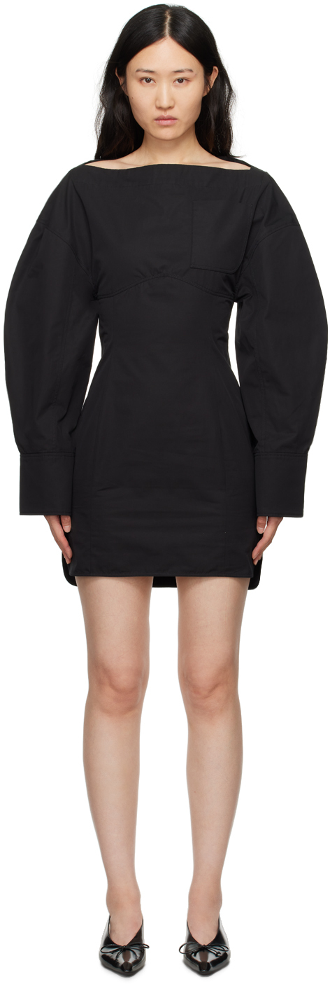 

Мини-платье La Casa 'La robe chemise Casaco' JACQUEMUS, черный