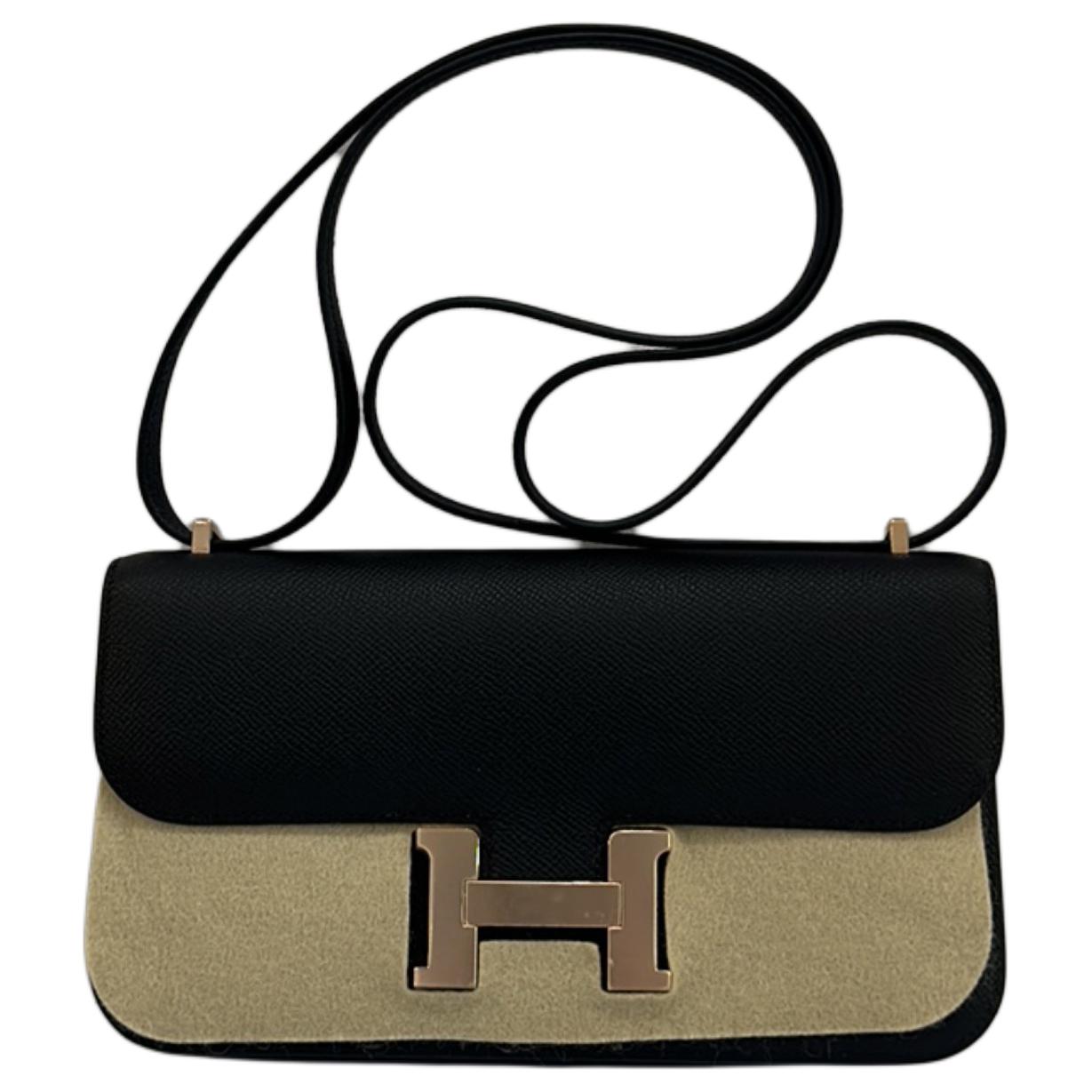 

Сумка через плечо Epsom Leather Crossbody, женская 89 Noir Black HERMES