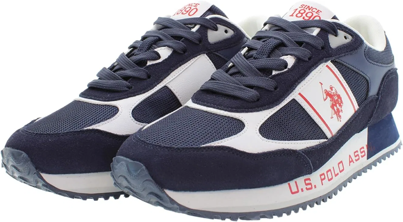 Ассоциация поло США - CLEEF007M/5ST1 Мужские текстильные кроссовки U.S. Polo Assn., Midnight Blue — фото 3