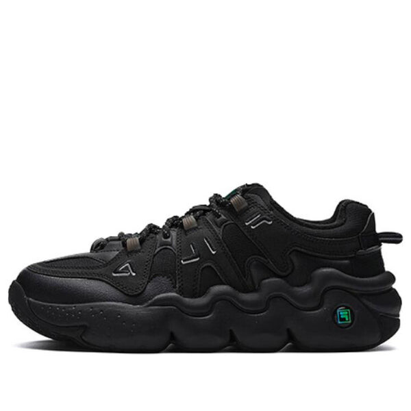 

Кроссовки panini low retro basketball sneakers 'black' Fila, черный