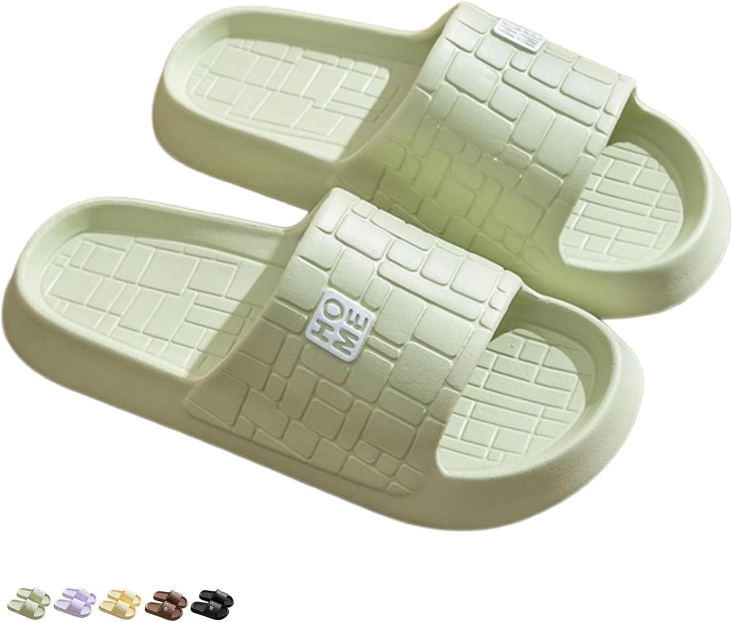 

Домашние сандалии iwhgrmp, пляжные сандалии, сланцы с шахматным узором для мужчин и женщин, летние сандалии, нескользящие шлепанцы для душа, открытый носок, толстая подошва, домашняя обувь, тапочки для ванной, зеленый