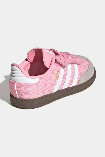 Кроссовки детские SAMBA OG Adidas Originals, розовый — фото 3