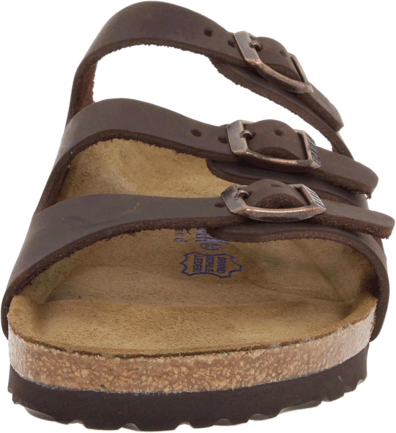 Женские сандалии Birkenstock Florida Birko-Flor, Habana Waxy Leather — фото 2