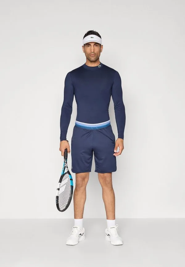 Футболка с длинными рукавами спортивная футболка с длинными рукавами Lacoste Sport, Navy Blue — фото 2