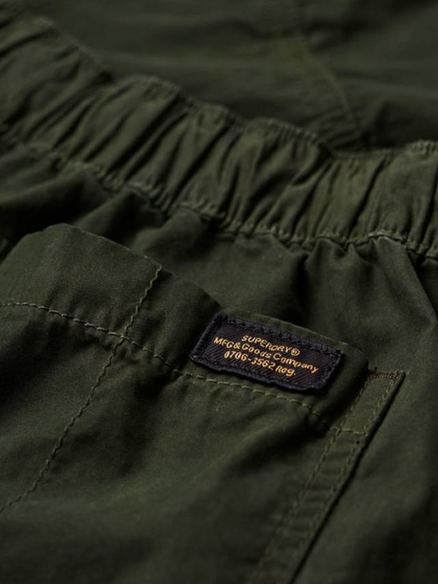 Широкие брюки-карго с низкой посадкой Superdry, цвет Surplus Goods Olive Green — фото 4