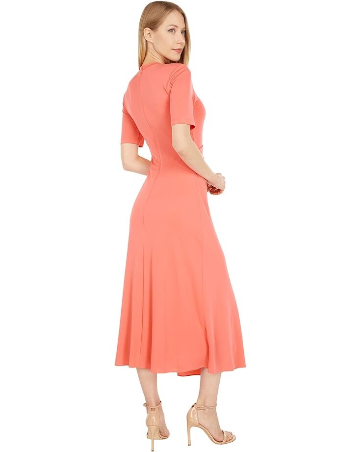 

Платье Halston Lauren Jersey T-Dress, коралловый, Красный, Платье Halston Lauren Jersey T-Dress, коралловый