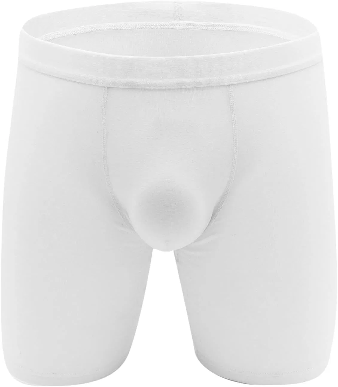 Боксеры спортивные длинные, White