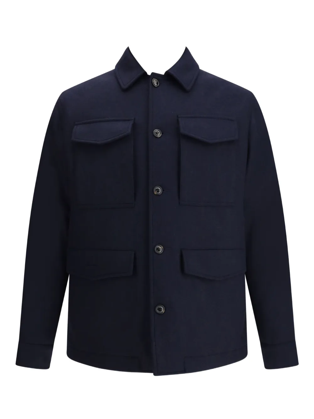 

Пиджак с клапанными карманами на пуговицах Valstar, синий