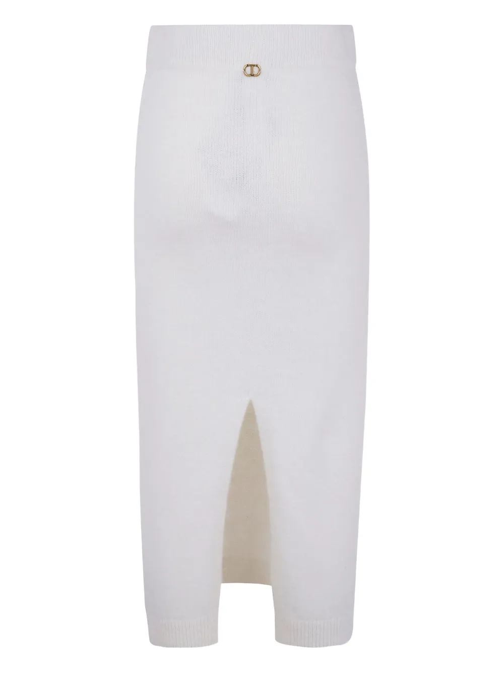 

Юбка из трикотажа в рубчик TWINSET, белый