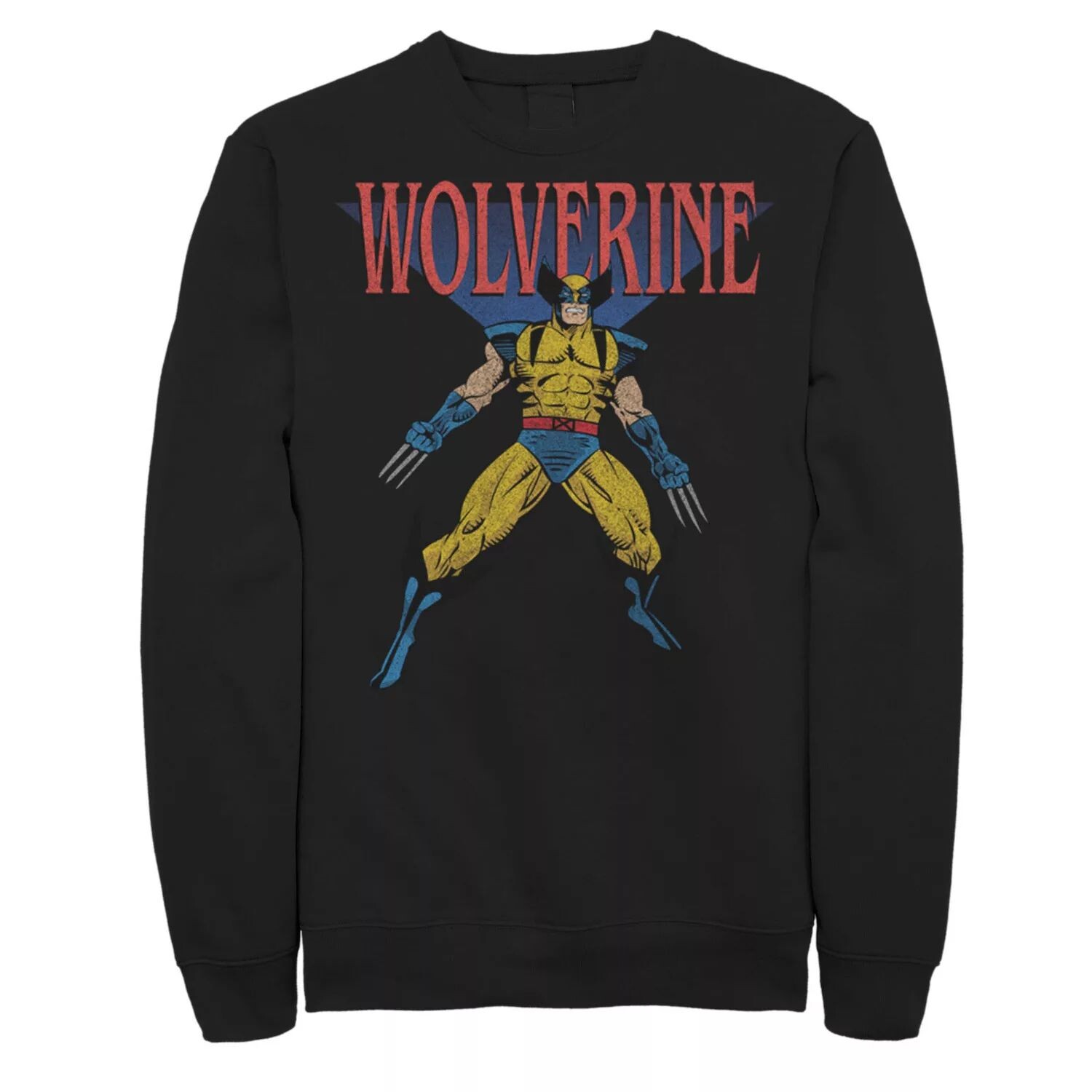 

Мужская классическая толстовка с портретом Marvel X-Men Wolverine Licensed Character