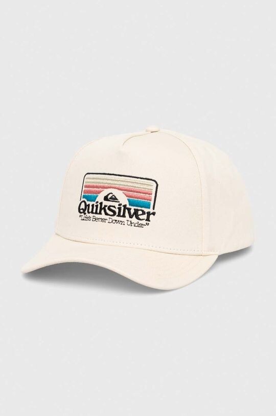 

Хлопковая бейсболка Quiksilver, бежевый