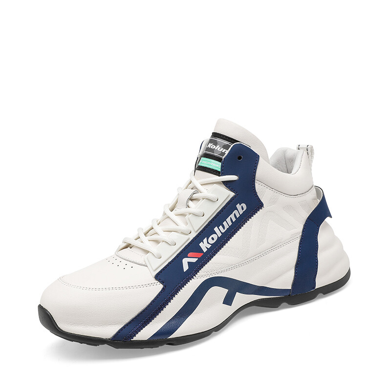 

Кроссовки KOLUMB Lifestyle Shoes Men Mid-top White/Royal Blue, белый/синий