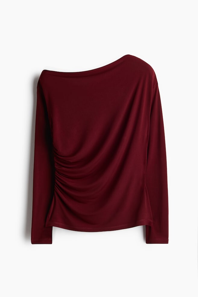 

Асимметричная рубашка H&M, красный