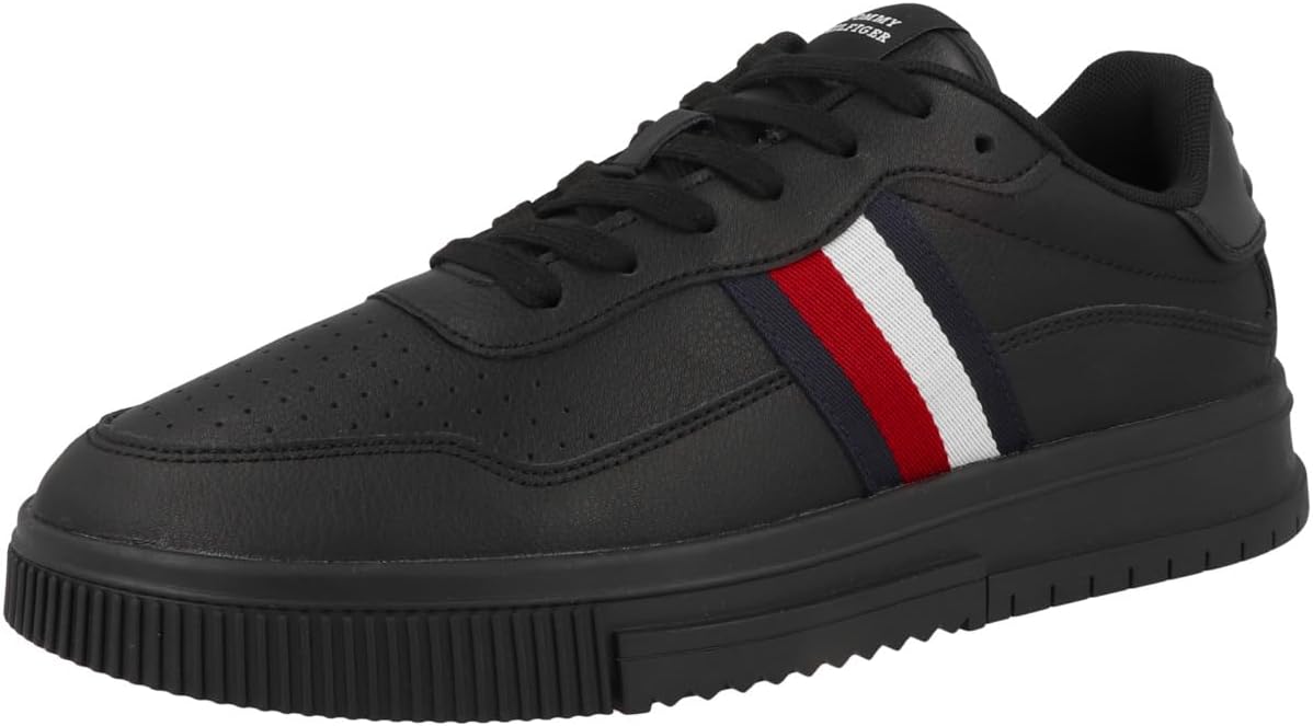 Мужские кроссовки Tommy Hilfiger Casual Cupsole, черный — фото 4