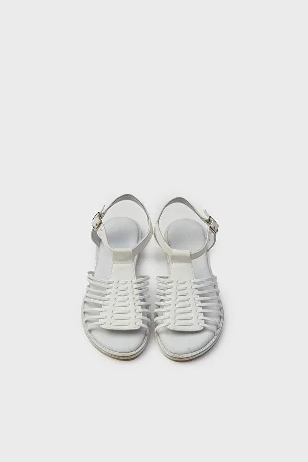 Детские туфли для девочек из искусственной кожи Tyess, White