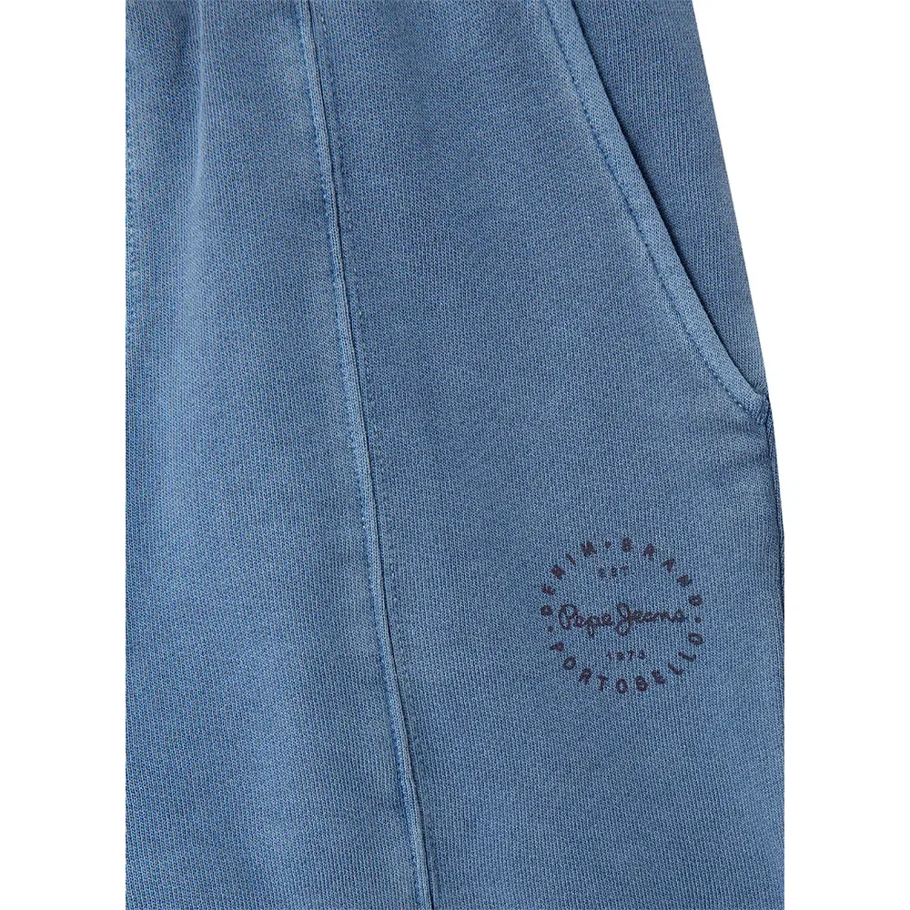 Детские шорты из футера William Pepe jeans, Blue — фото 3