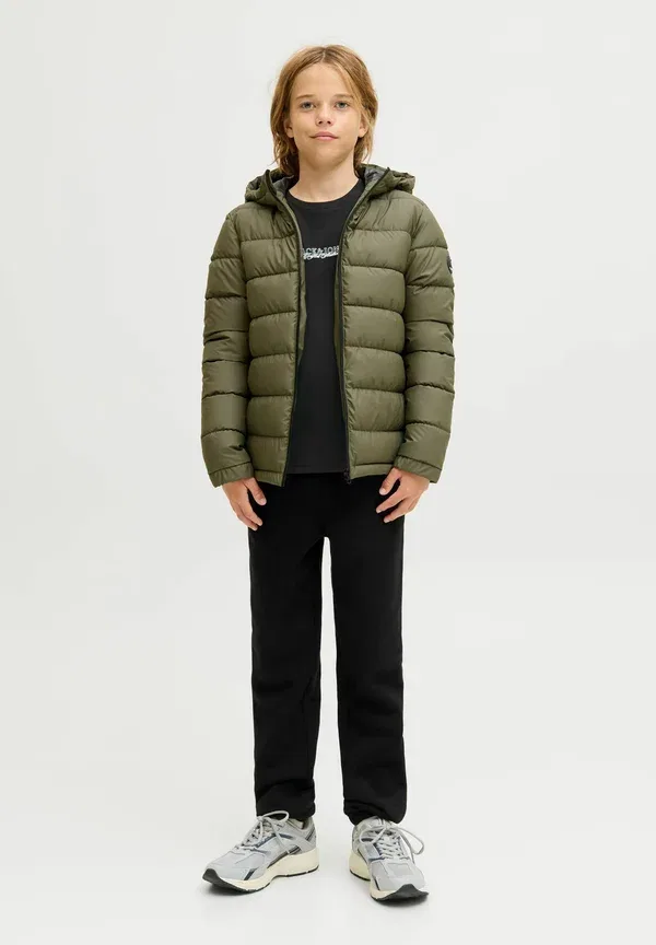 Футболка с длинными рукавами для подростков Jack & Jones Junior, черный