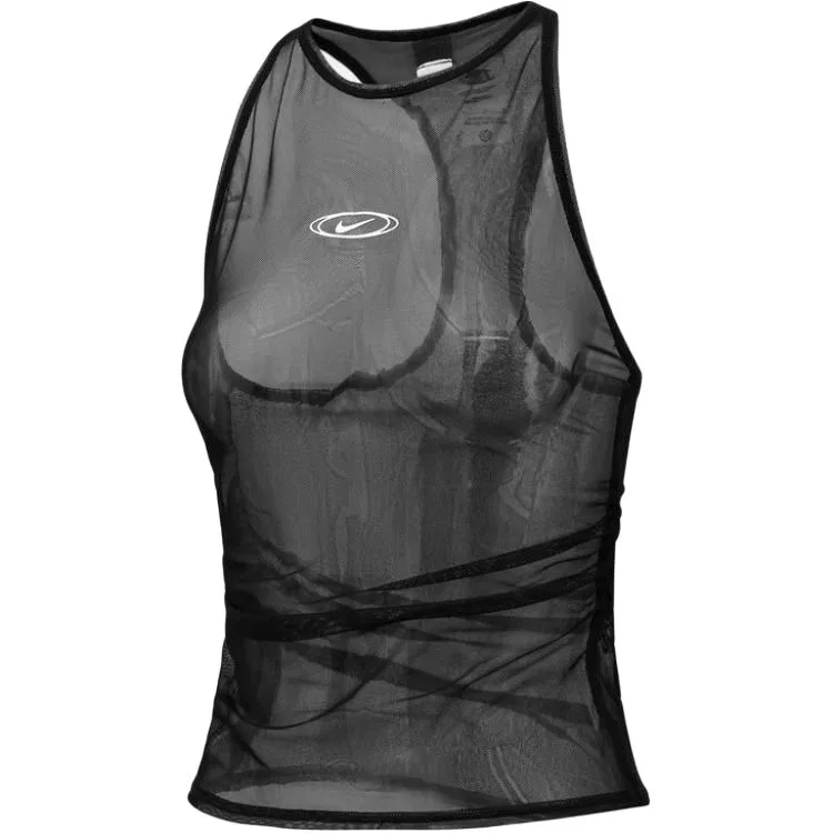 Топ-майка с круглым вырезом Nike, Black