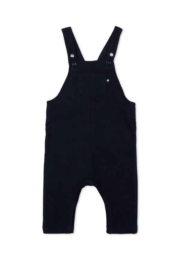 Комбинезон хлопковый Salopette unisex Petit Bateau, синий