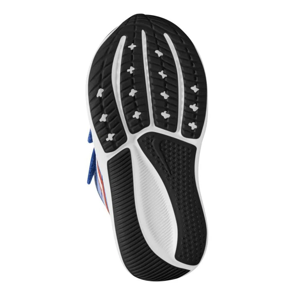 Детские кроссовки для мальчиков с закрытым носком NIKE Star Runner 3 NIKE, Game Royal White Midnight Navy — фото 2