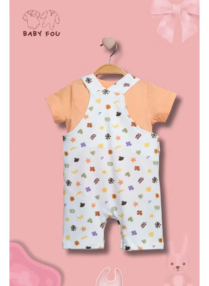 Боди-комбинезон с цветочным принтом Baby Fou