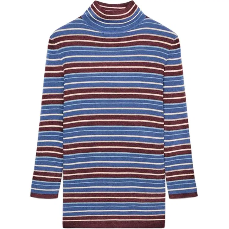 Женский свитер с принтом Turtleneck Moderate ZARA, Multicolor