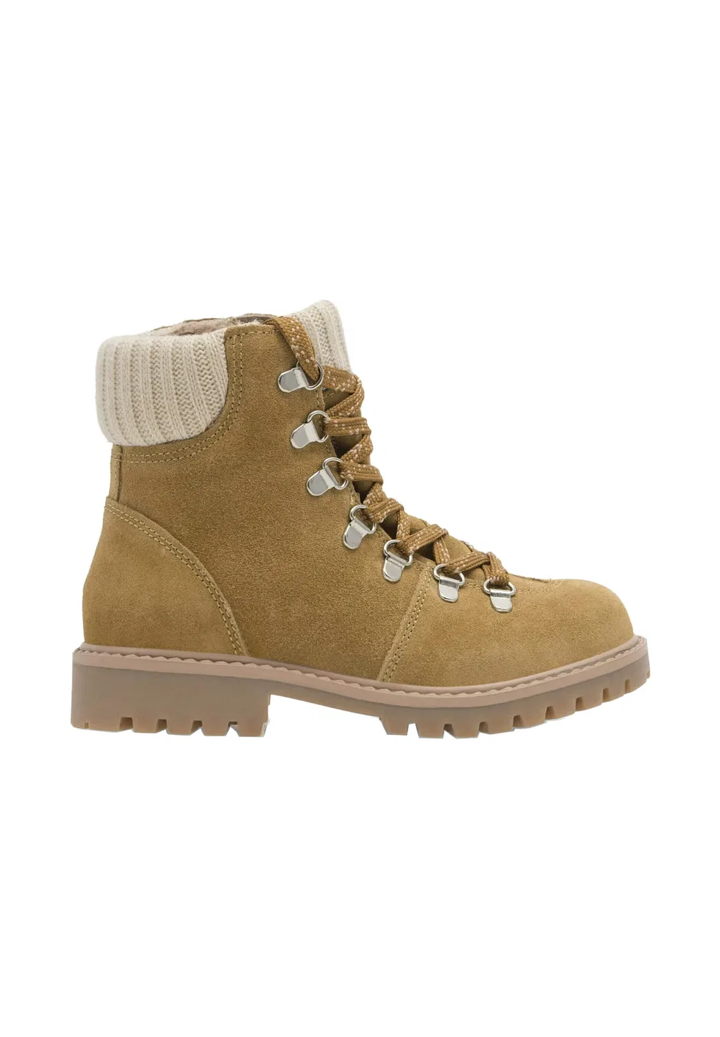 Походные ботинки для девочек aspen-ci12-aspen-18 - ботильоны на шнуровке Lasocki Kids, Khaki