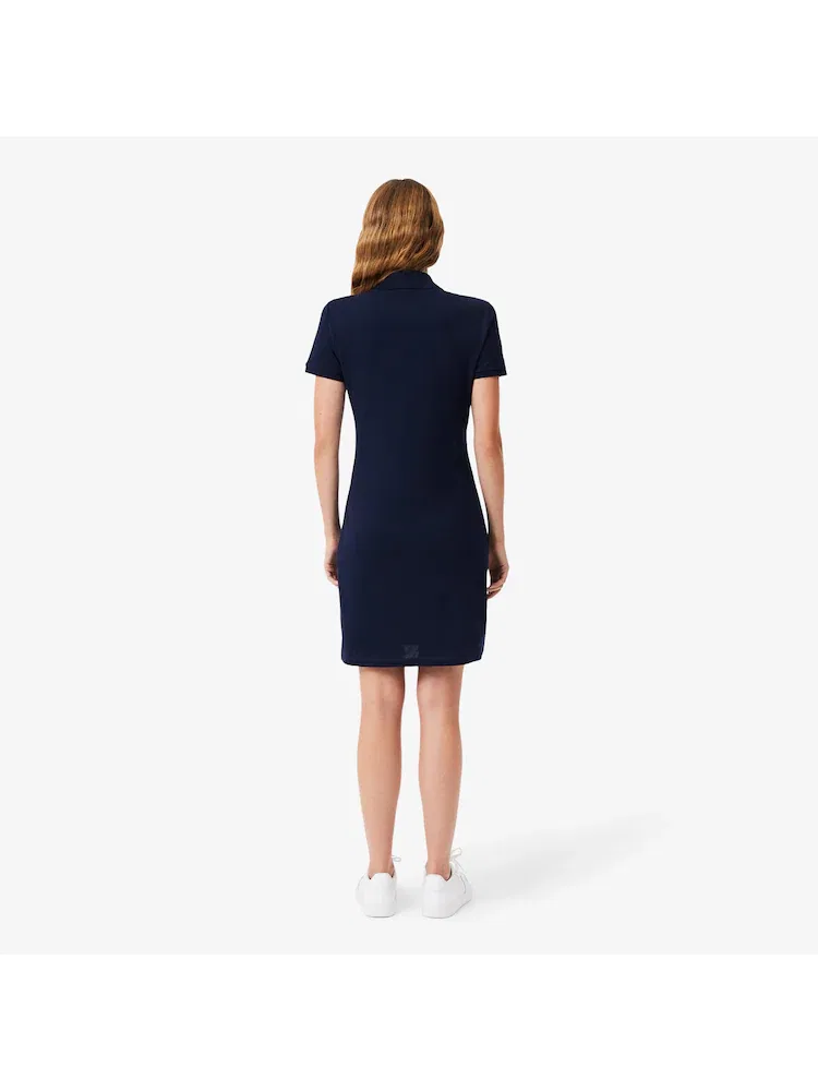 Платье-поло LACOSTE Navy, Slim Fit — фото 3