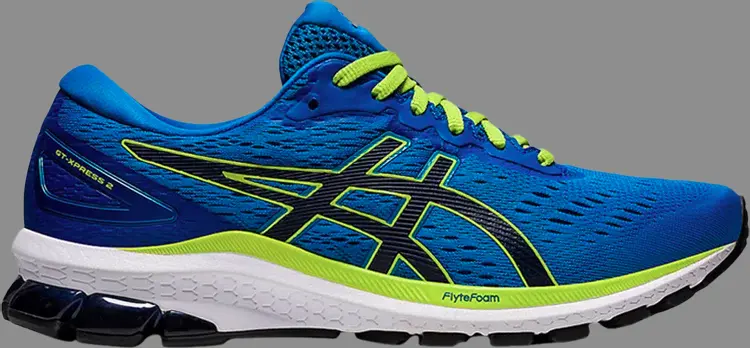 

Кроссовки gt xpress 2 'directoire blue safety yellow' Asics, синий