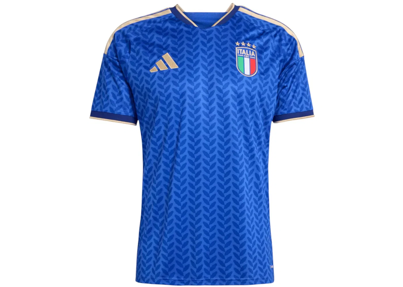 Мужская футболка с длинным рукавом Adidas Italy 2026 World Cup Jersey, Blue/Gold