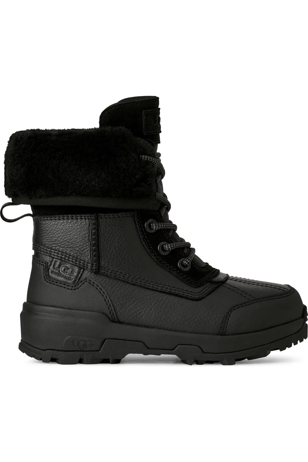 Детские зимние ботинки водонепроницаемые Adirondack XXV UGG, черный — фото 2