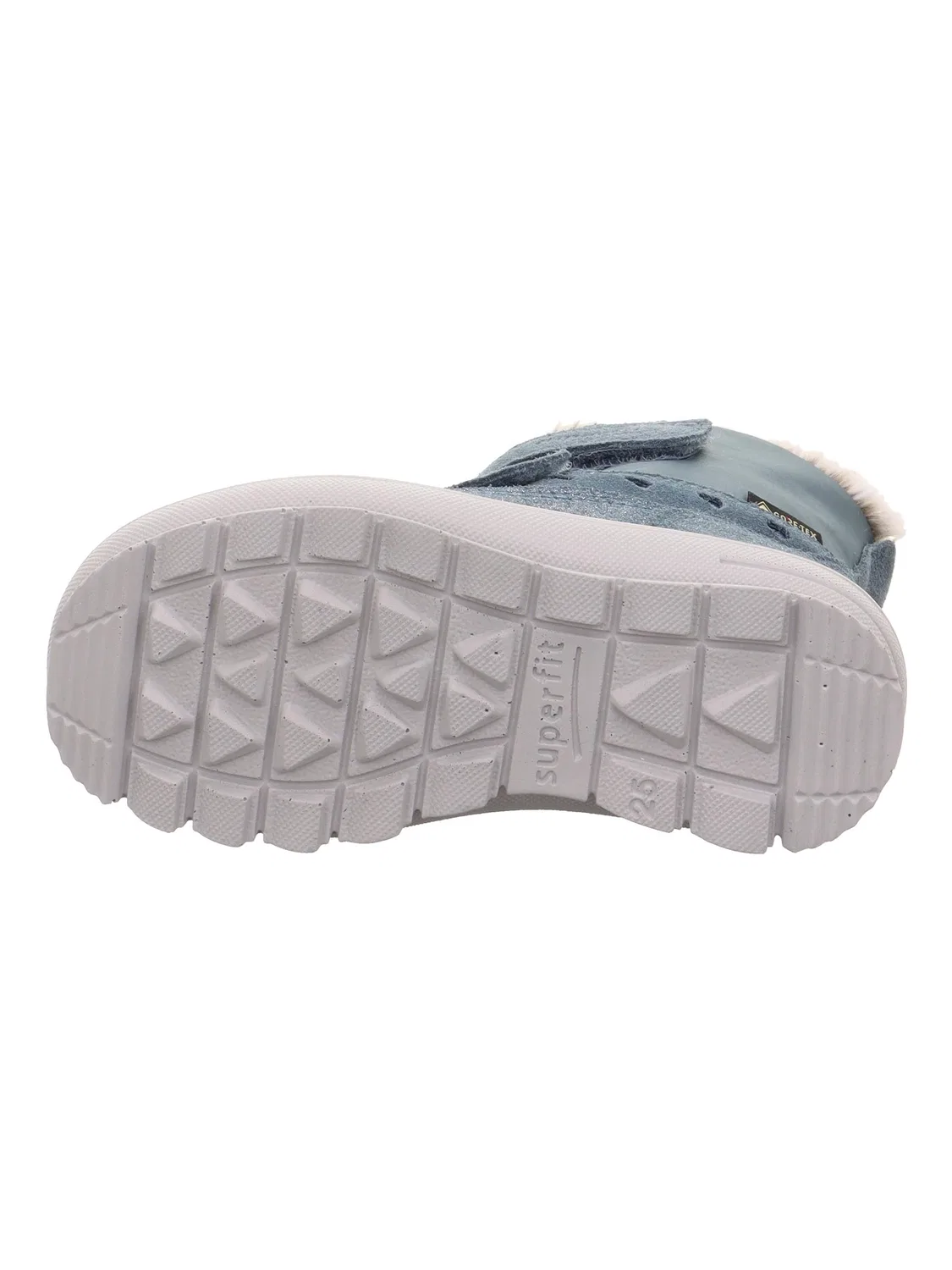 Детские снежные ботинки для девочек с блестками Flavia Superfit, Blue Blue 8000 — фото 4