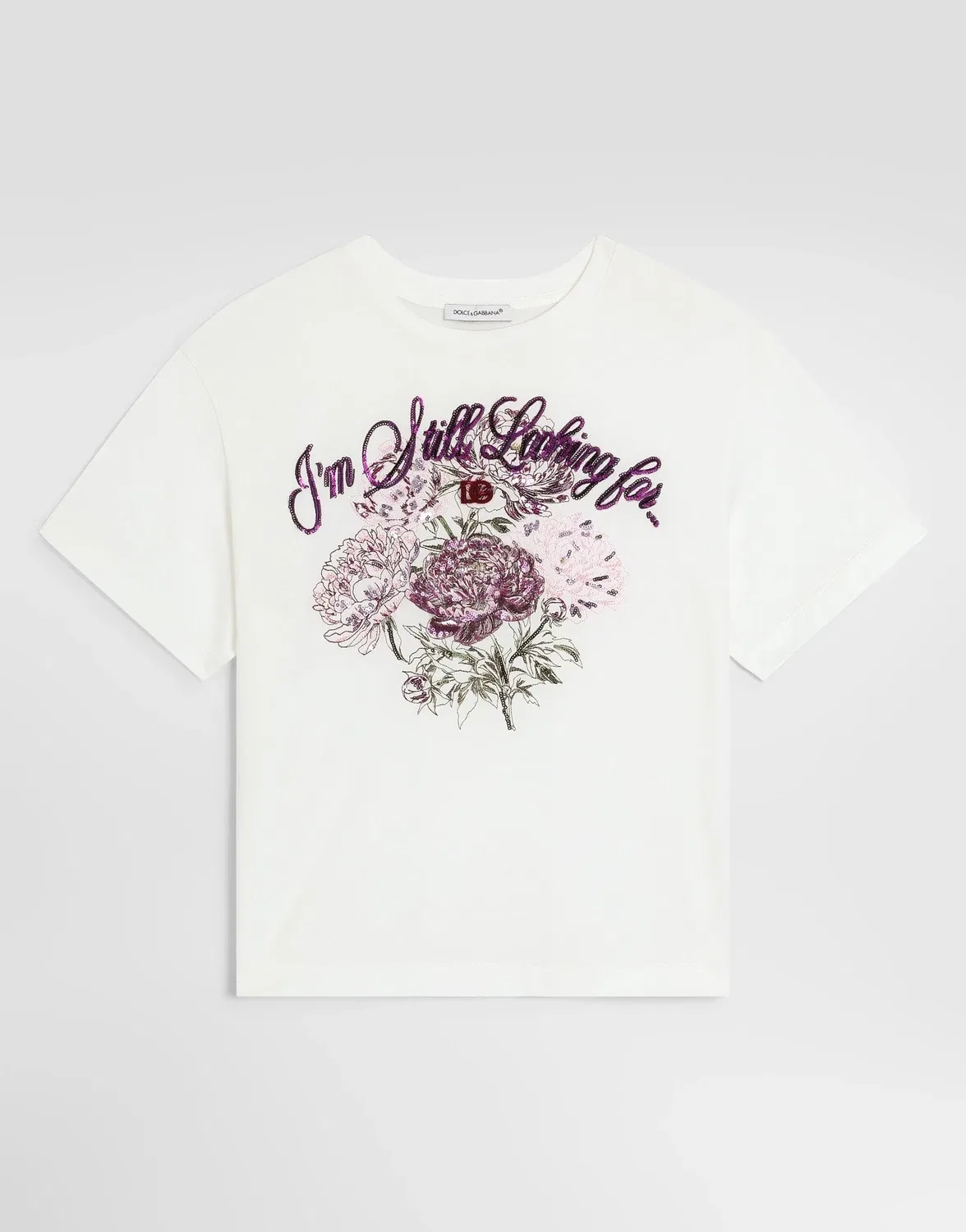 Футболка из джерси Dolce&Gabbana, белый