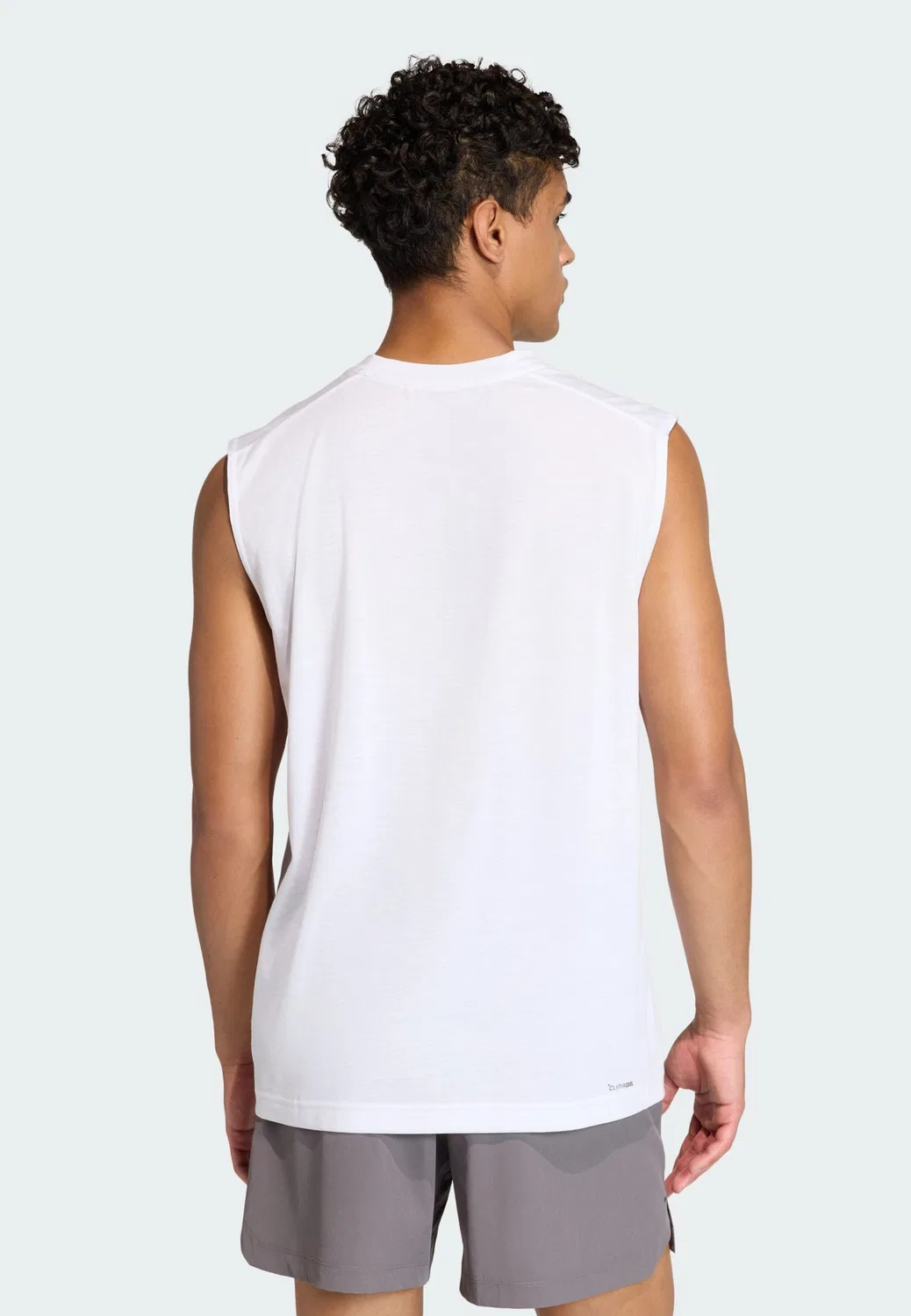 Спортивная футболка Adidas Performance Shirt Essentials Feel ready белого цвета — фото 3