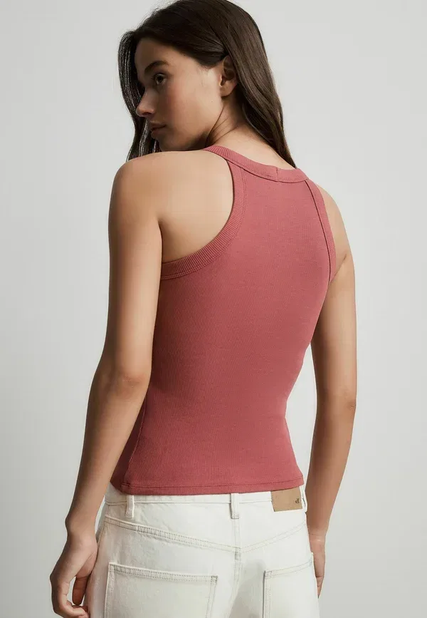 Топ-бра без бретелей, комплект из 2 штук, Regular Fit, Hidden Support High Neck Vest Bra Top, Next Berry — фото 2
