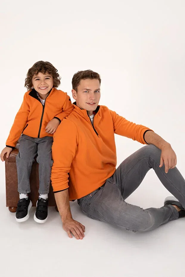 Детский кардиган для мальчиков из флиса U.S. Polo Assn., Copper — фото 3