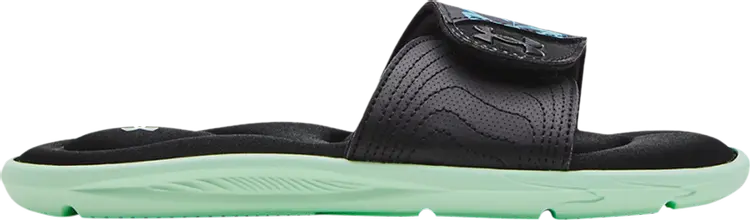 Сандалии Under Armour Wmns Ignite 4 Graphic Strap Slide Black Aqua Foam, черный