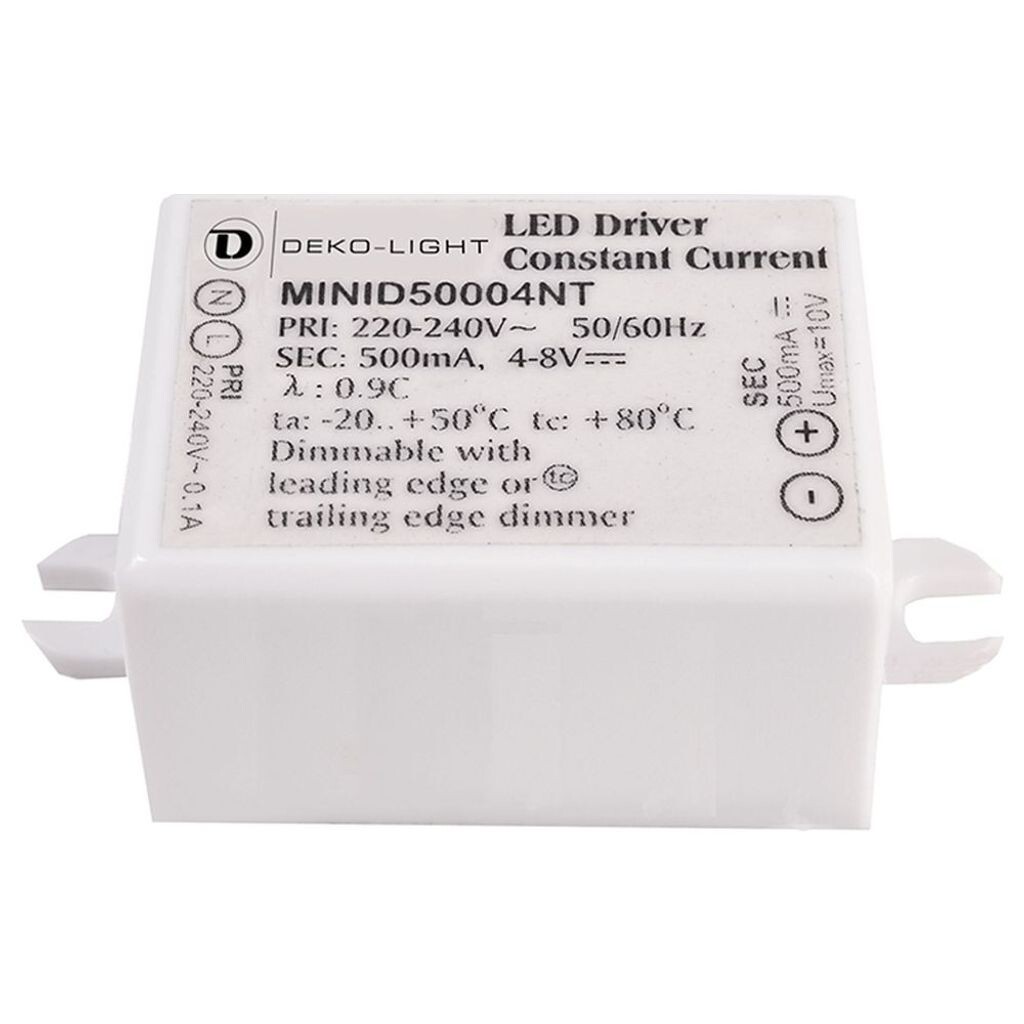 

Блок питания Deko-Light LED мини белый 4Вт 500мА IP65