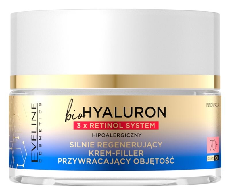 

Интенсивный регенерирующий крем 70+ Eveline Cosmetics Bio Hyaluron 3x Retinol System