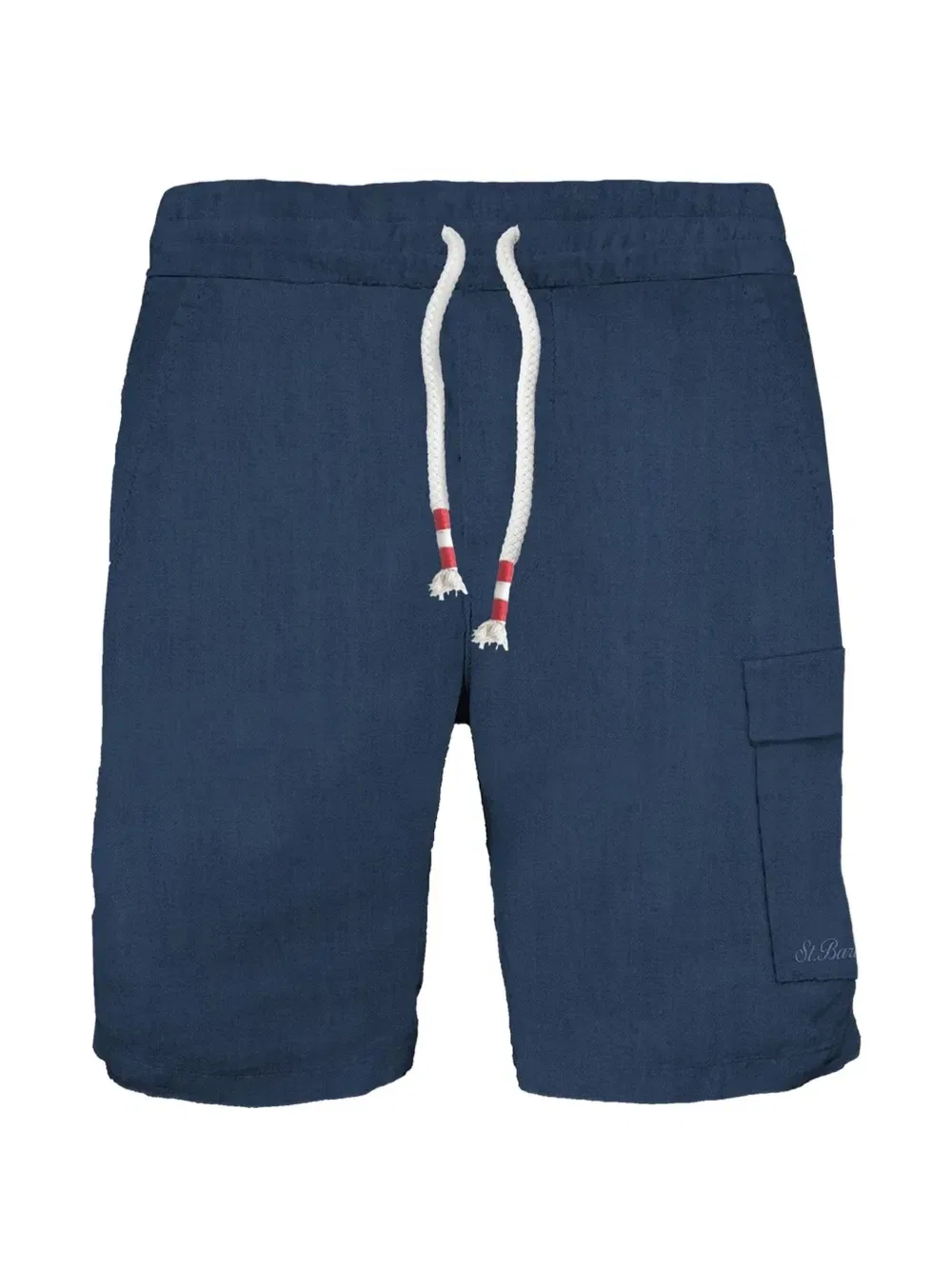 Шорты карго на шнуровке Mc2 Saint Barth Kids, синий
