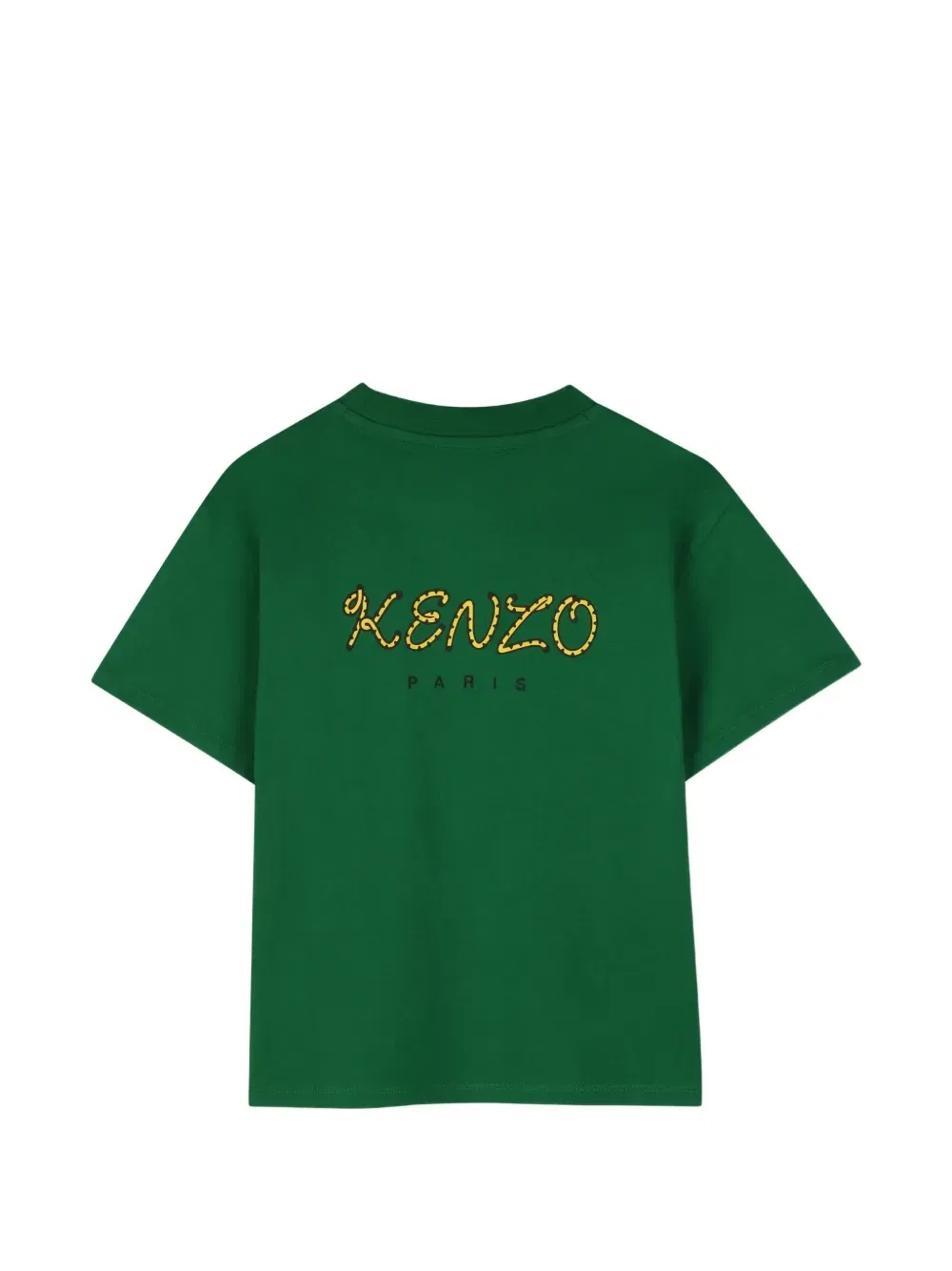 Футболка с нашивкой Tiger Kenzo Kids, зеленый — фото 2